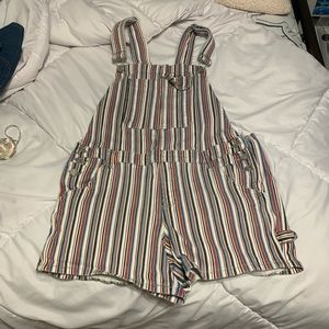 Perfect Striped Shortall Overall